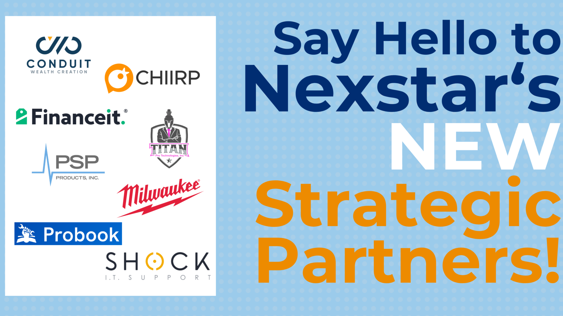 New Strategic Partners Join Nexstar